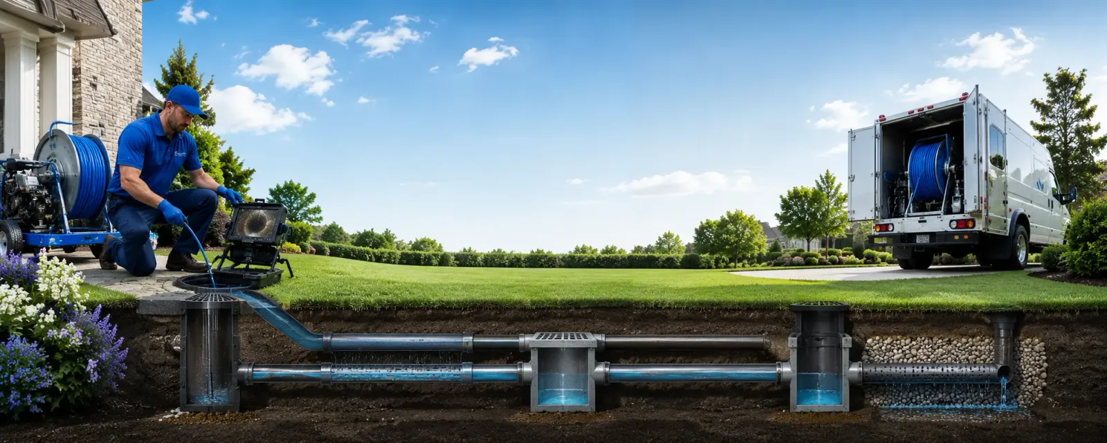 Outdoor drain cleaning information for Hewitt, NJ